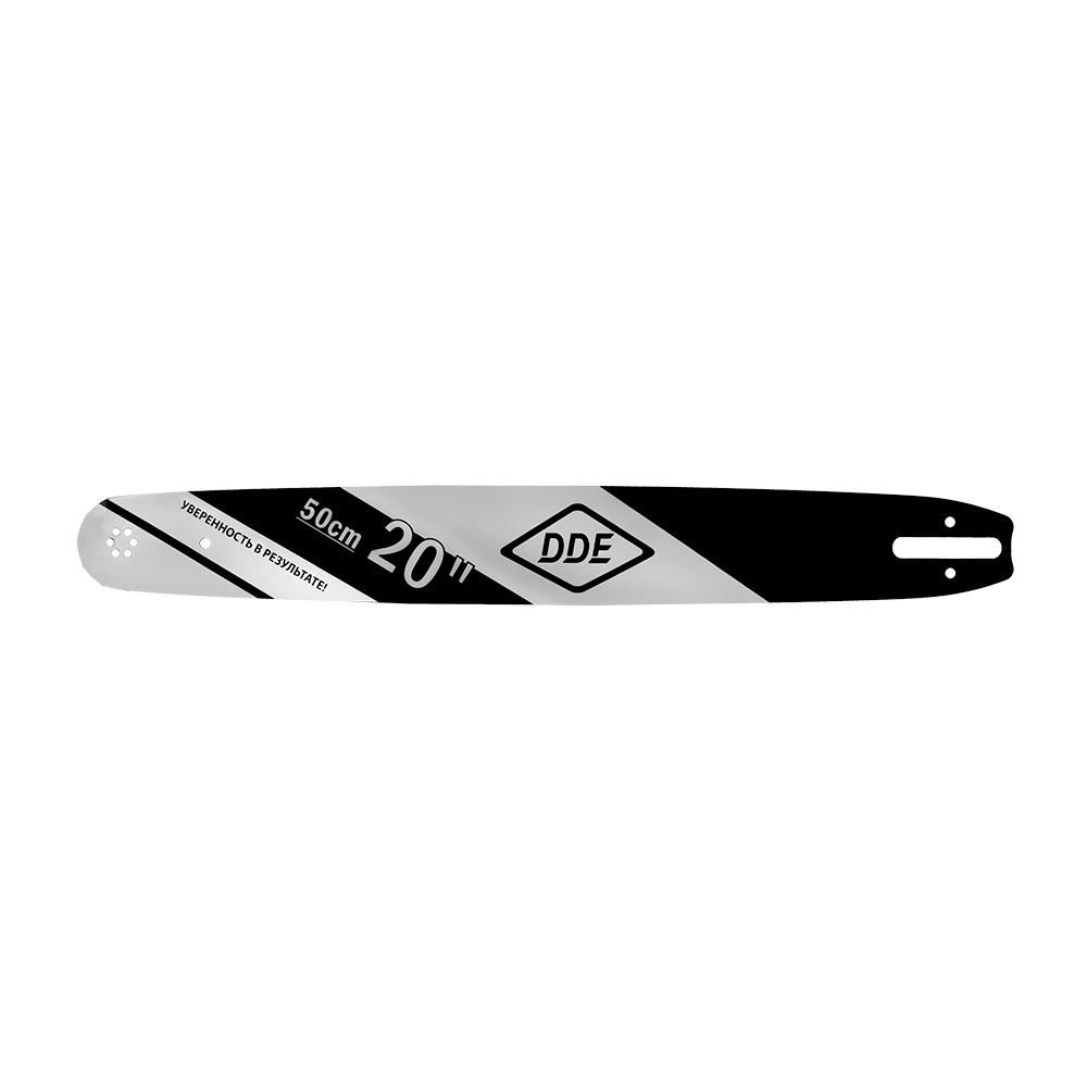 Шина пилы цепной сварная DDE 20"/ 50 см 3/8"-1,6-72 зв (для цепи 75DP/LP)(203SLHD025), шт