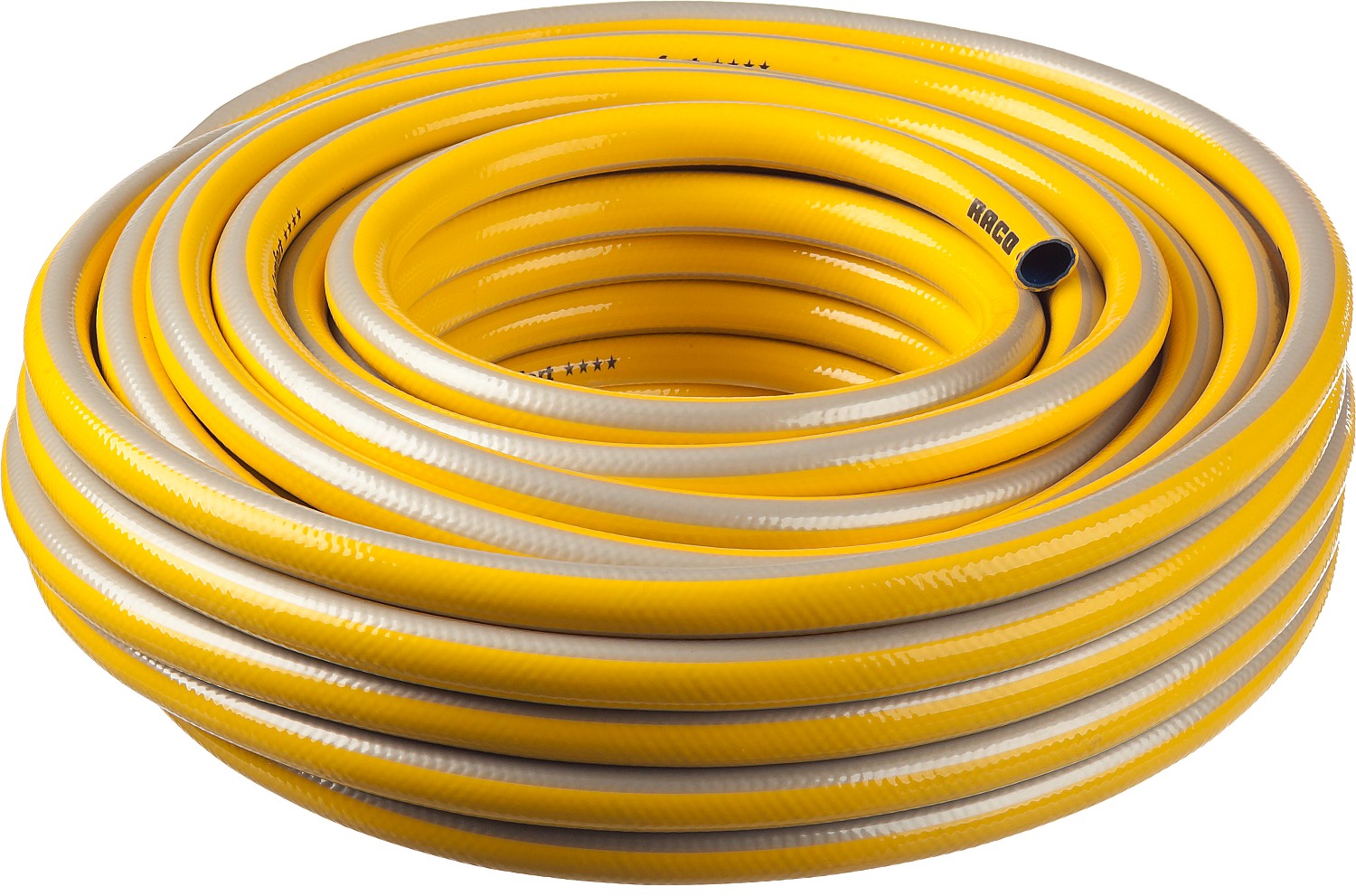 RACO COMFORT, 3/4″, 50 м, 25 атм, трёхслойный, армированный, поливочный шланг (40303-3/4-50)