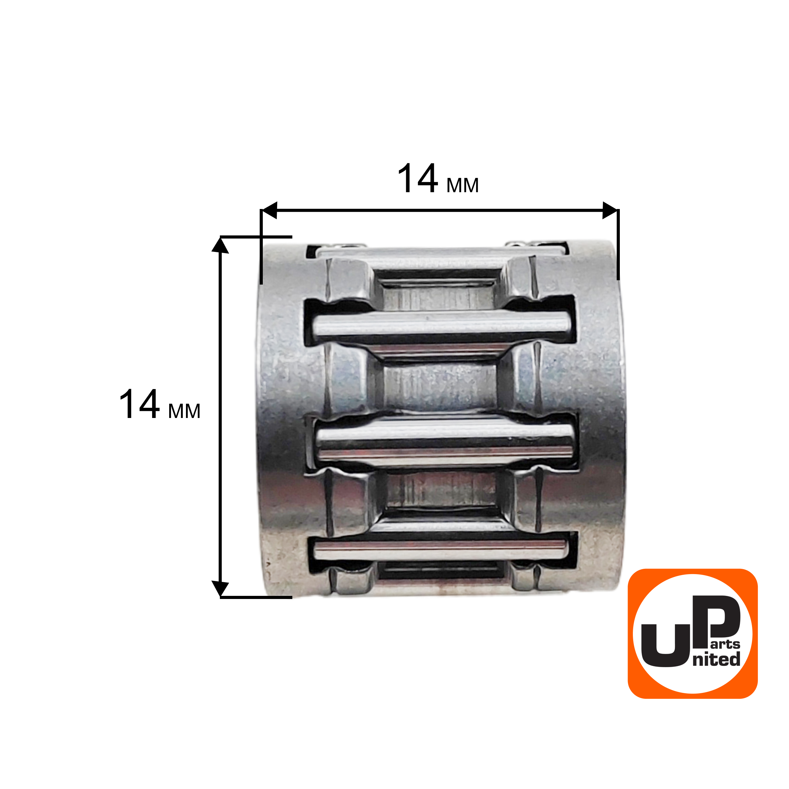 Подшипник игольчатый UNITED PARTS 14х10х14 для GG950/DPG1101i пальца поршня (90-1163), шт