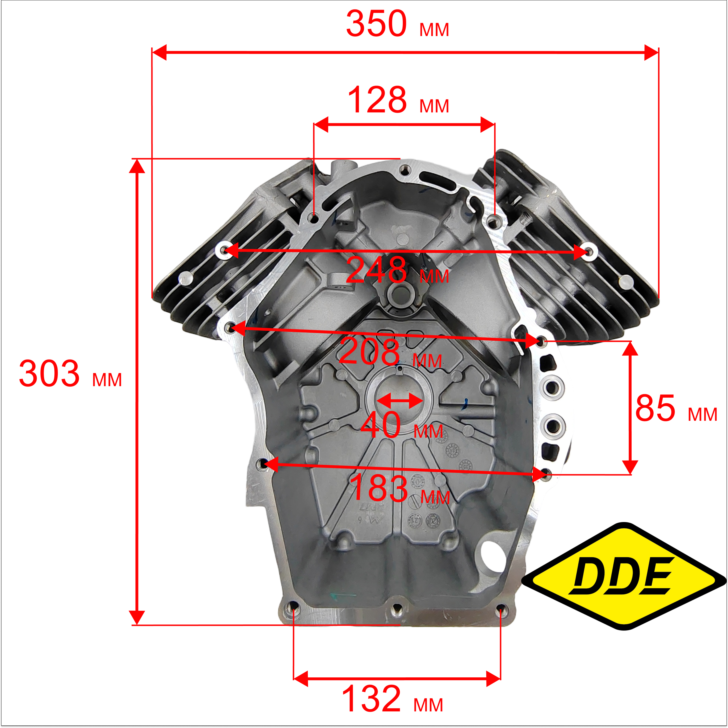 Цилиндр блок двигателя DDE LC2P77F для райдера ZTR 132 (909-143-446), шт