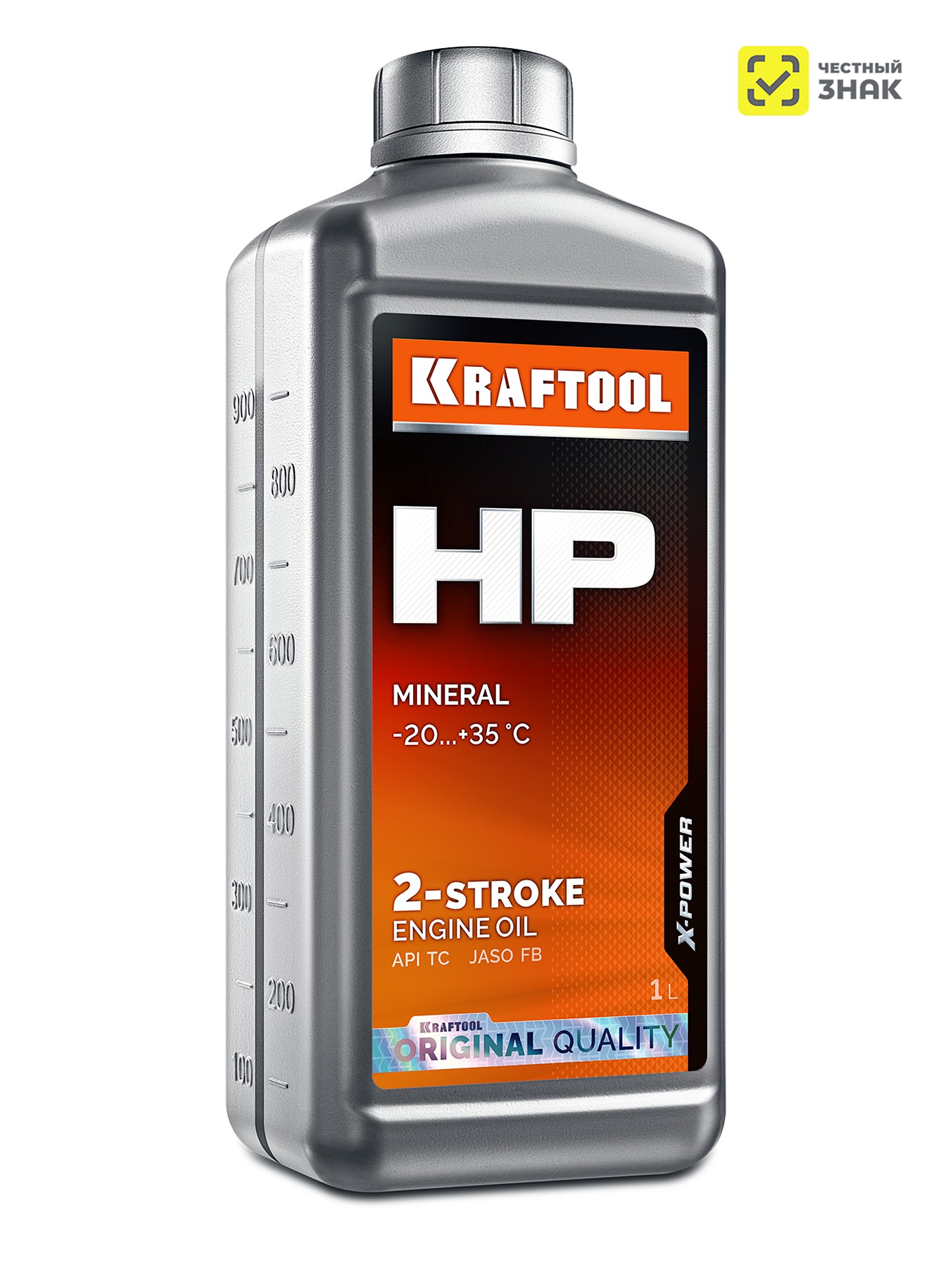 KRAFTOOL HP, 1 л, минеральное масло для 2-тактных двигателей (41502-1)