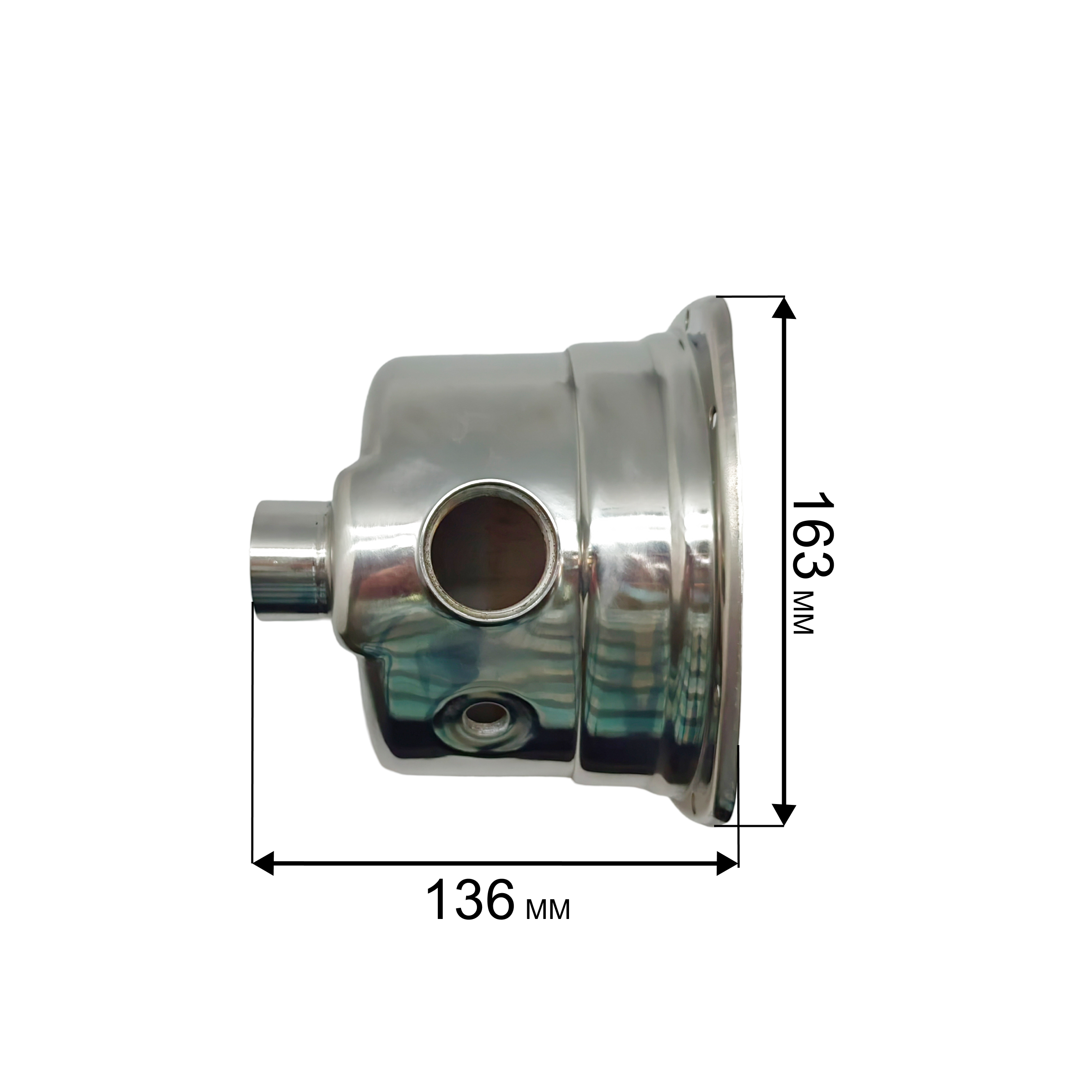 Корпус насоса водяного QUATTRO ELEMENTI A1000 Inox (крепёж 8 болтов) стальной (771-534-0011), шт
