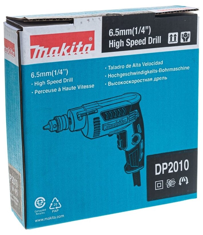 Дрель безударная MAKITA DP2010