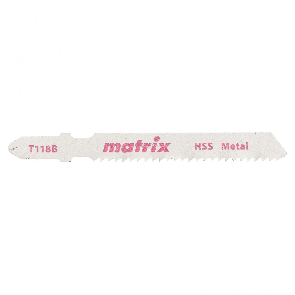 Полотна для электролобзика  по металлу, 3 шт, T118B, 50 x 2 мм, HSS Matrix