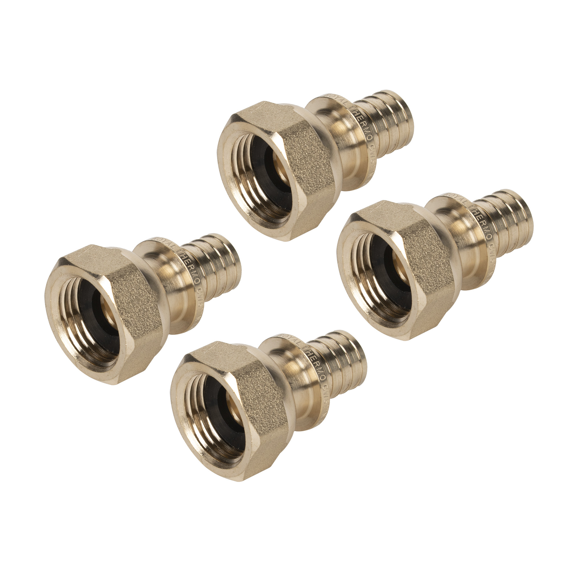 Муфта аксиальная Royal Thermo с накидной гайкой 16×1/2 (4)