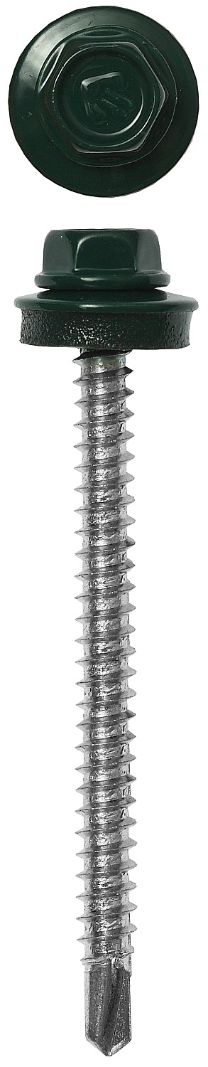 ЗУБР СКД 6005, 35 х 4.8 мм, зелёный насыщ., 1800 шт (10,1 кг.), кровельный саморез, Профессионал (4-300310-48-035-6005)