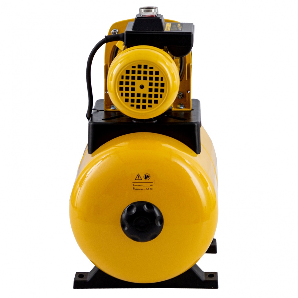 Насосная станция PS-1000X, 1000 Вт, 3500 л/ч, ресивер 24 л, напор 44 м, нержавейка Denzel