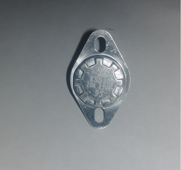 Термостат QUATTRO ELEMENTI KSD301 10А, 250В, 95*C   QE-10G (911-536-008), шт