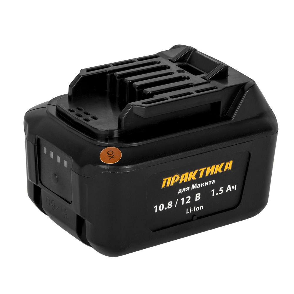 Аккумулятор для MAKITA ПРАКТИКА 10.8/12В, 1.5Ач,  Li-Ion, Слайдер, коробка (791-776), шт