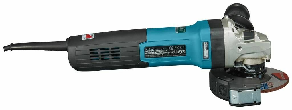 Шлифмашина угловая MAKITA GA5092X01 (125мм, 1900Вт, 11500об, SJSII, AFT, защ. от непр. пуска, поддерж. об-тов под нагр.), шт
