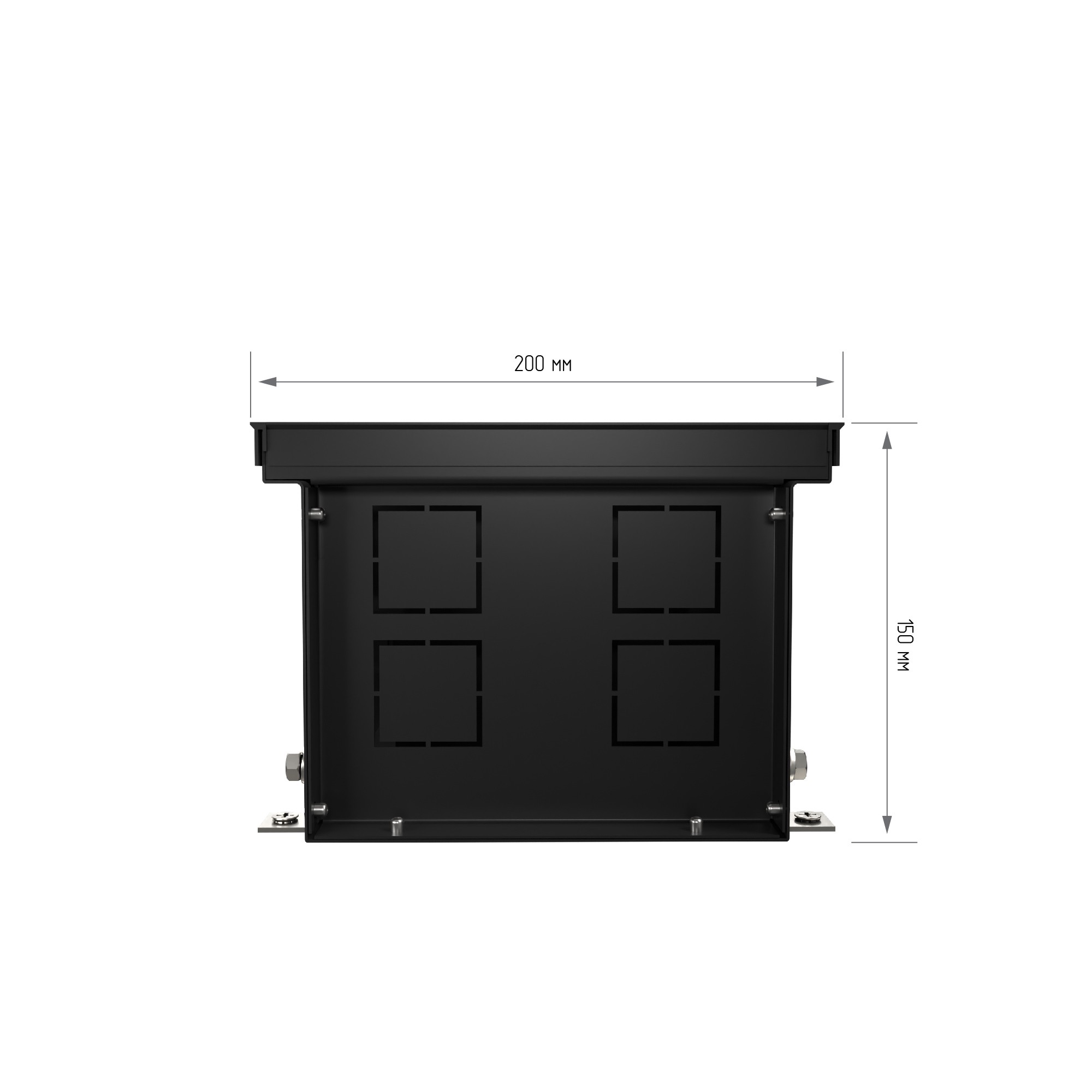 Конвектор внутрипольный Royal Thermo ATRIUM-150/200/1000-DG-U-BL