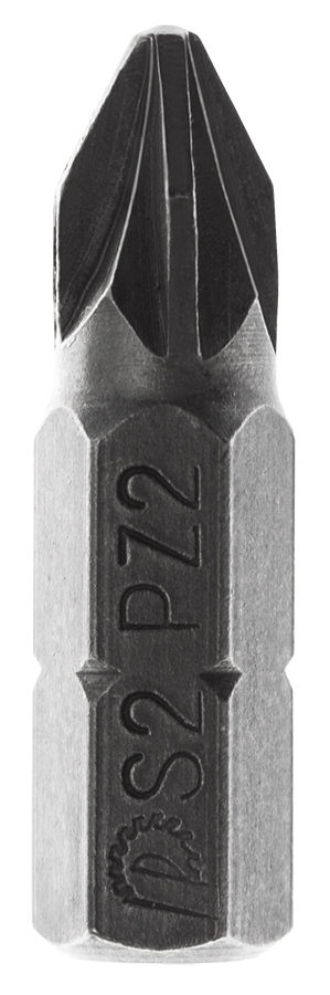 Бита отверточная ПРАКТИКА  "Мастер"   PZ-2 х 25мм  (3шт), блистер
