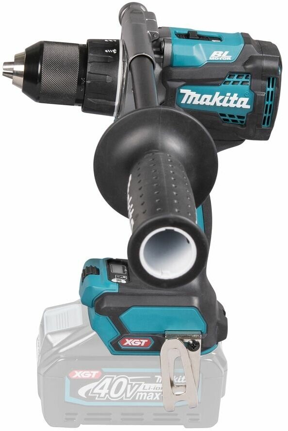 Дрель аккумуляторная безударная MAKITA DF001GZ (XGT BL 40В, 13мм, 140/68Нм, AFT, XPT, длина 182мм.), шт