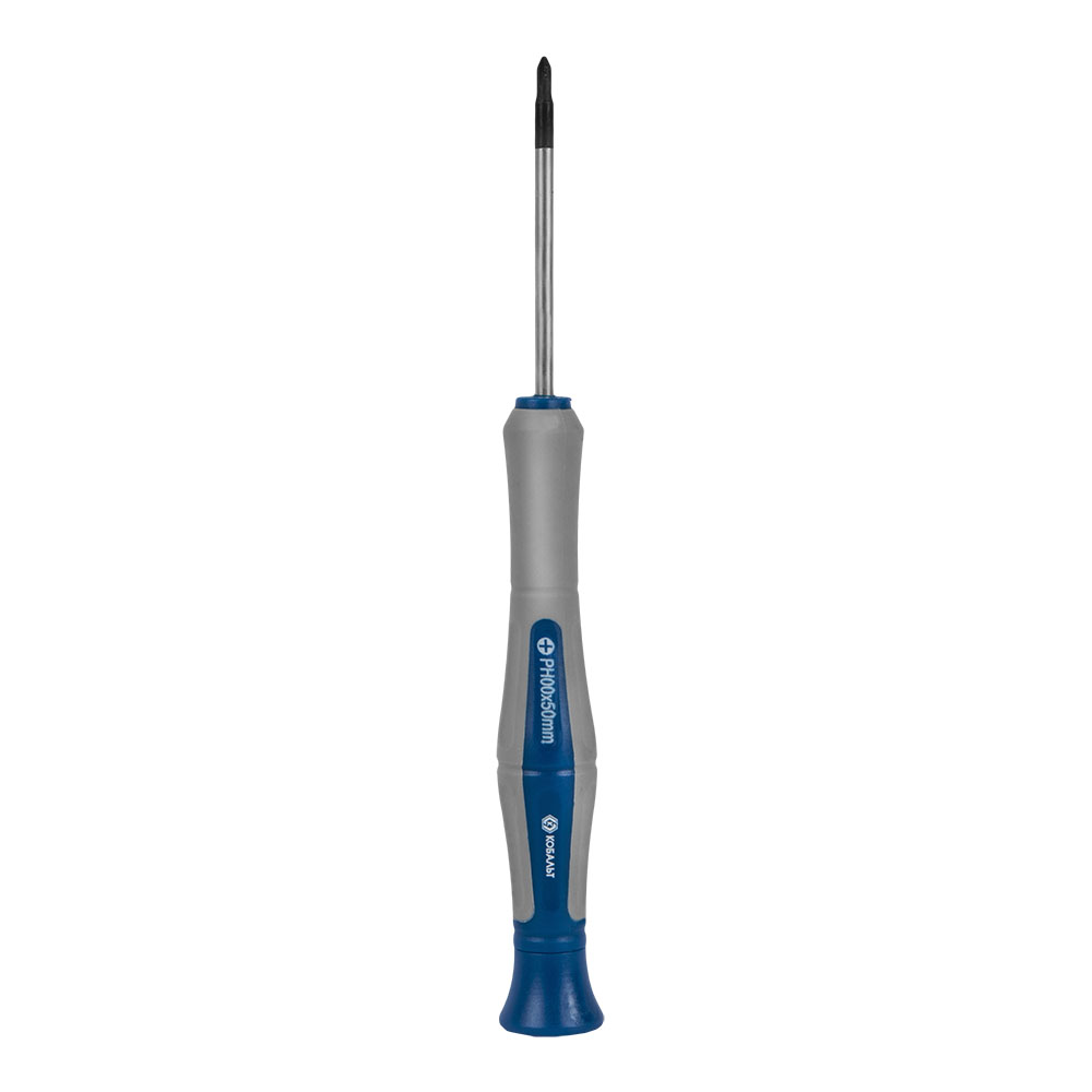 Отвертка для точных работ КОБАЛЬТ Ultra Grip PH 00 х 50 ммCR-V, двухкомпонентная рукоятка (1 шт.) подвес