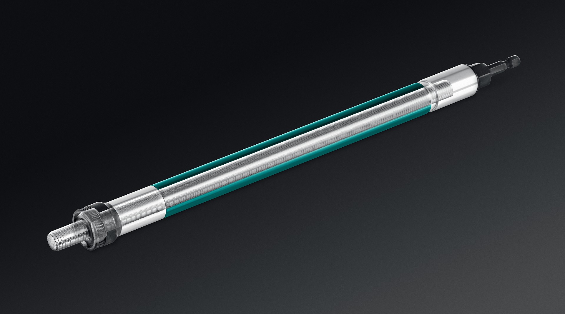 KRAFTOOL X-DRIVE LONG, 10 мм (М6), 585 мм, экстрадлинная ударная бита с торцовой головкой (26198-10)