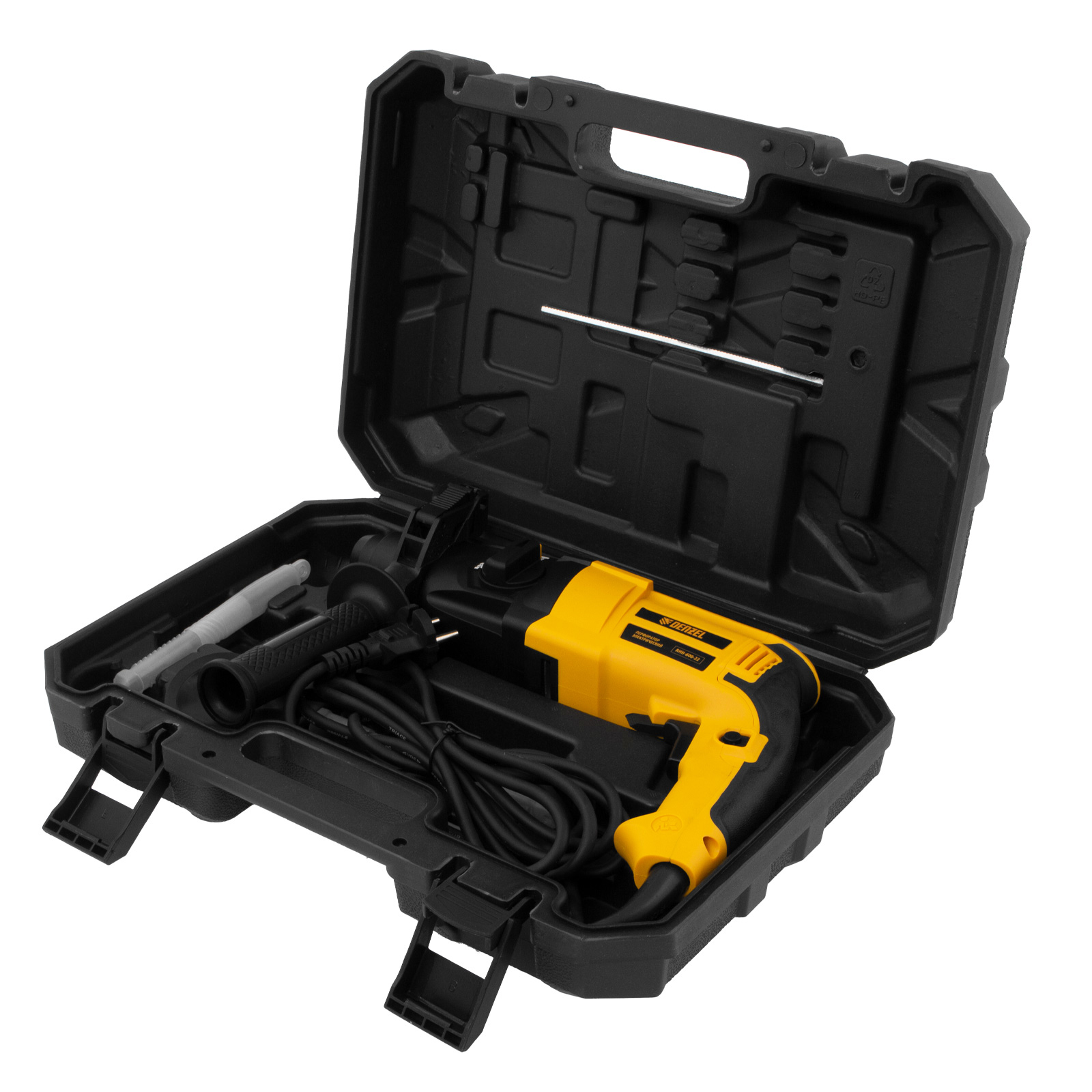 Перфоратор электрический RHH-600-22, SDS-plus, 600 Вт, 2,5 Дж, 2 реж. Denzel