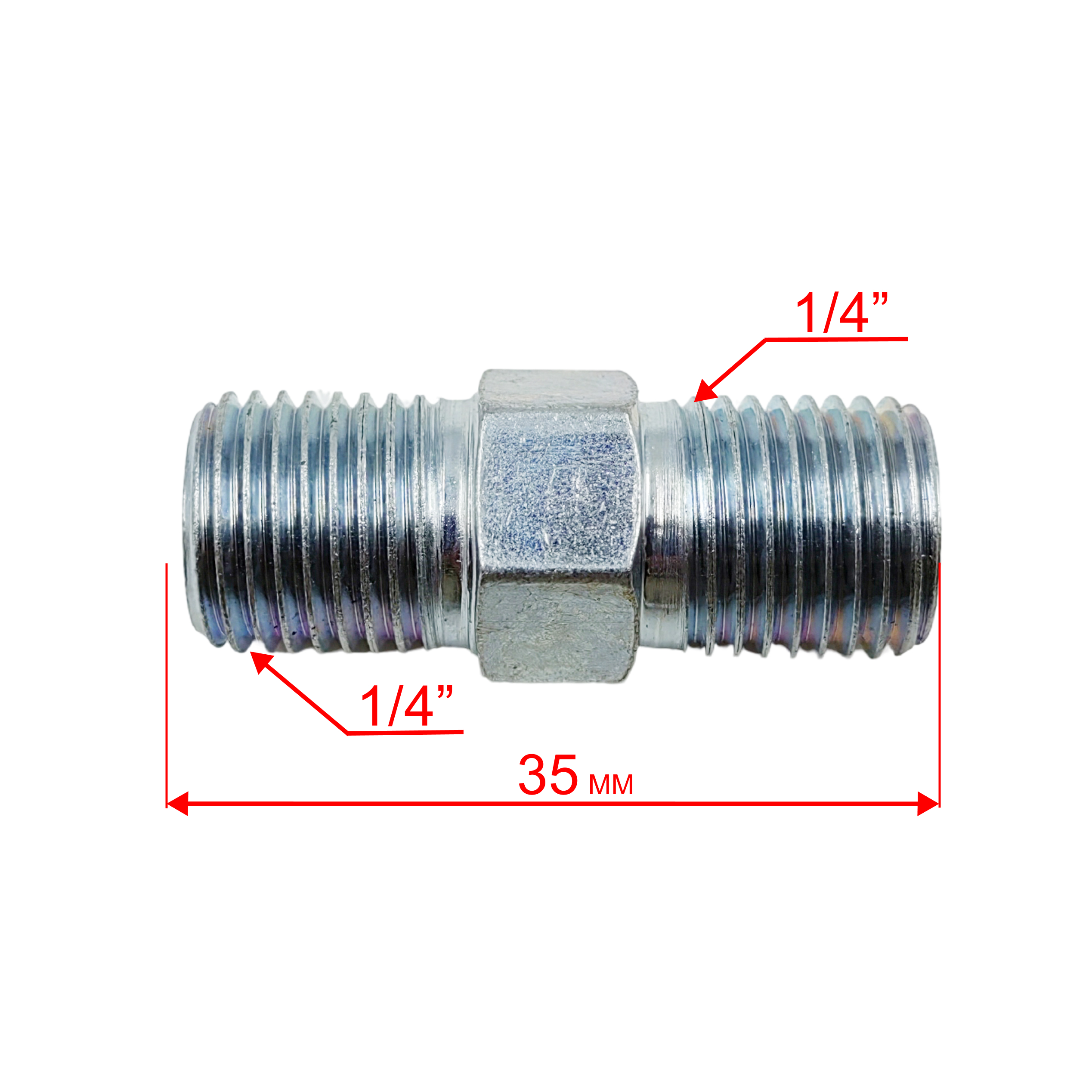 Штуцер QUATTRO ELEMENTI QE75/110D-QE52/62/82DN (906-999-056), шт