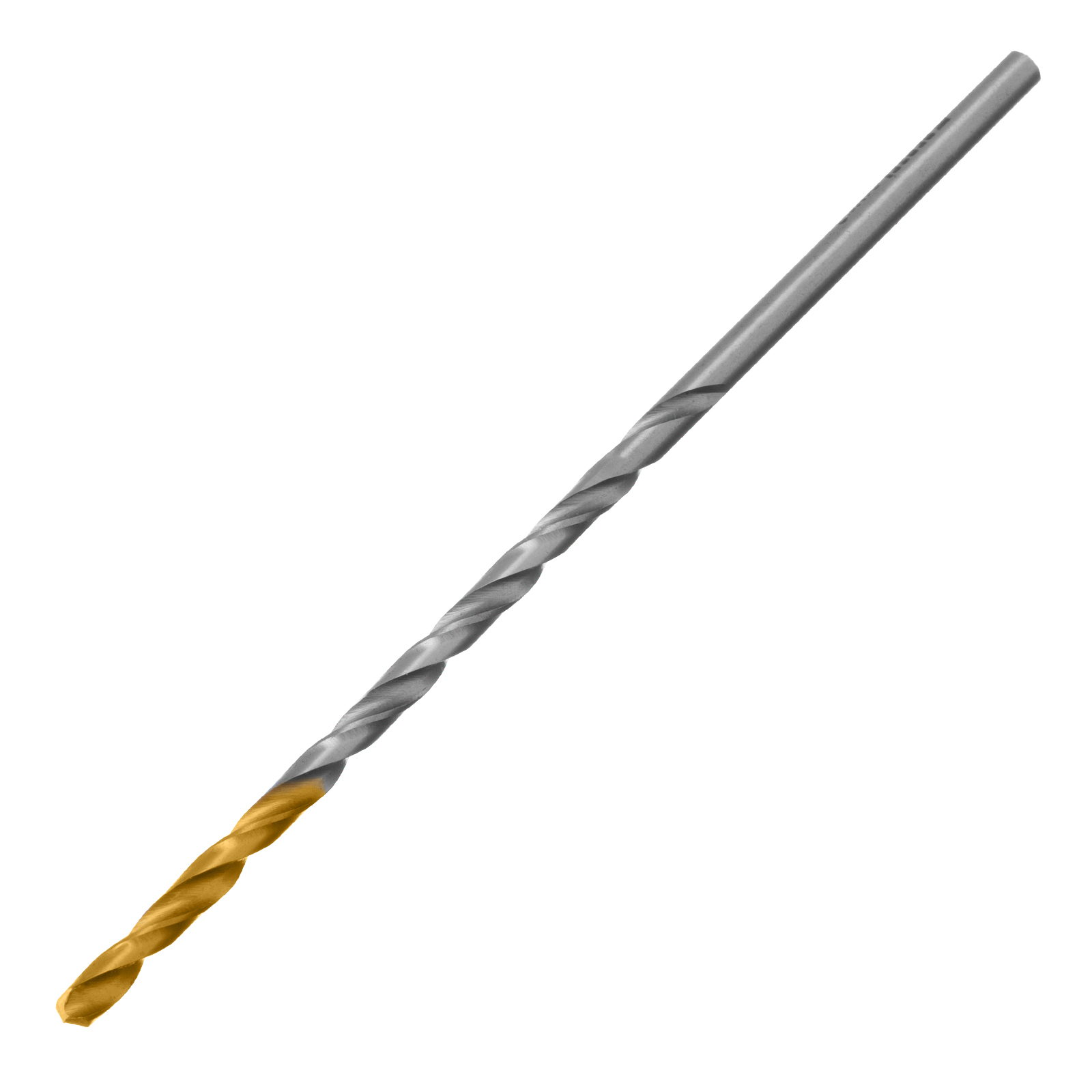 Сверло спиральное по металлу 3 х 100 мм, Р6М5, Golden Tip, удлиненное, 2шт. Denzel