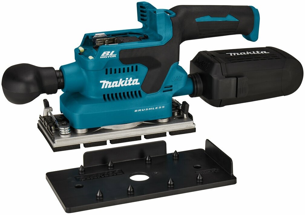 Шлифмашина аккумуляторная вибрационная MAKITA DBO380Z LXT BL 18 В, 93x228мм,без аккум.и з/у, шт