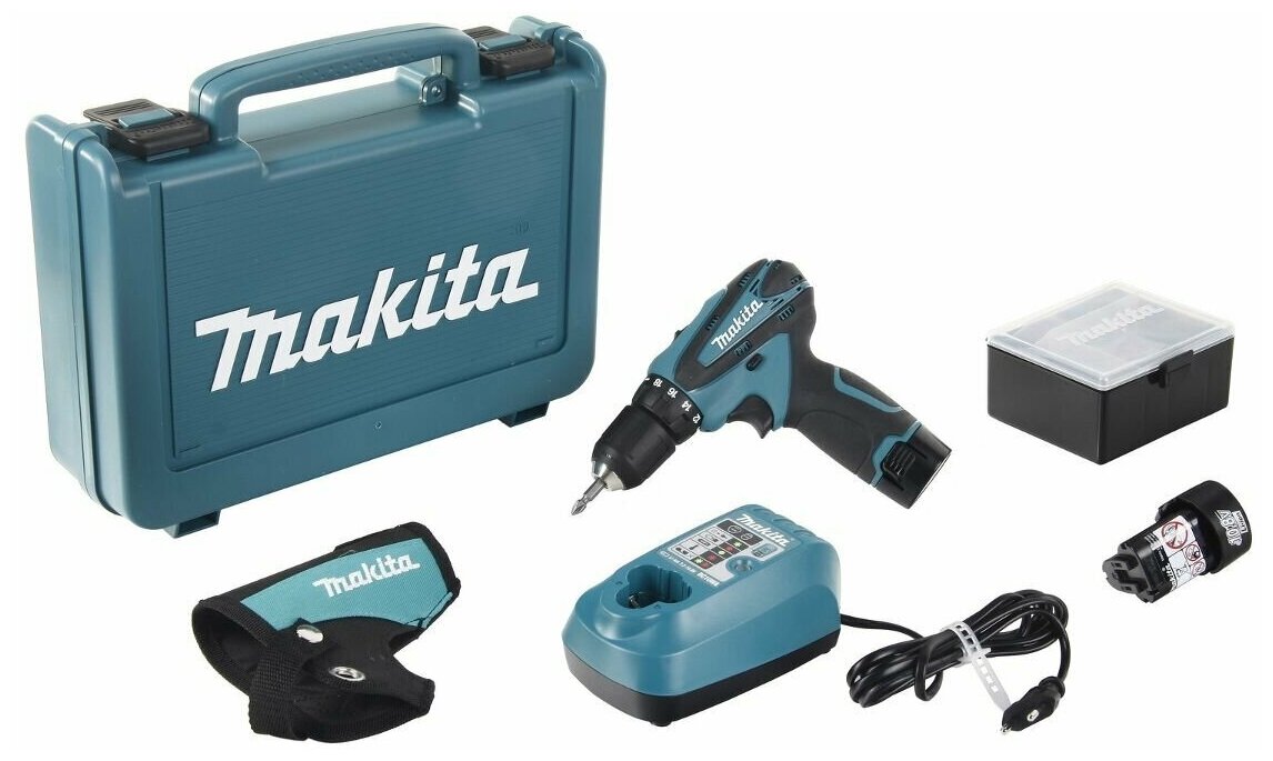 Дрель аккумуляторная Makita DF330DWE