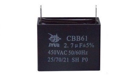 Конденсатор UNITED PARTS CBB61, 3 мкФ, 400В, клеммы, шт