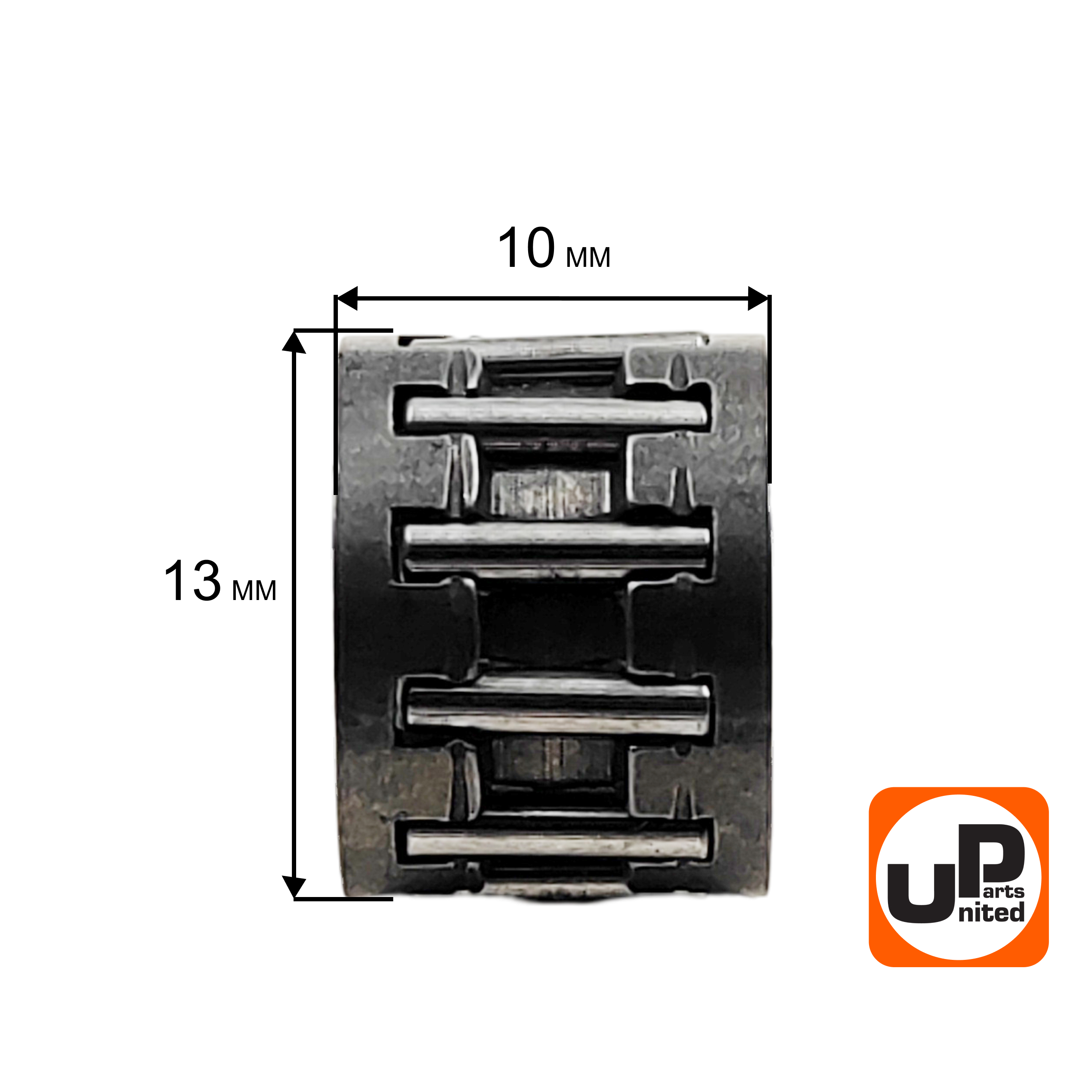 Подшипник игольчатый UNITED PARTS 10×13×10 чашки сцепления  (аналог 37325), шт