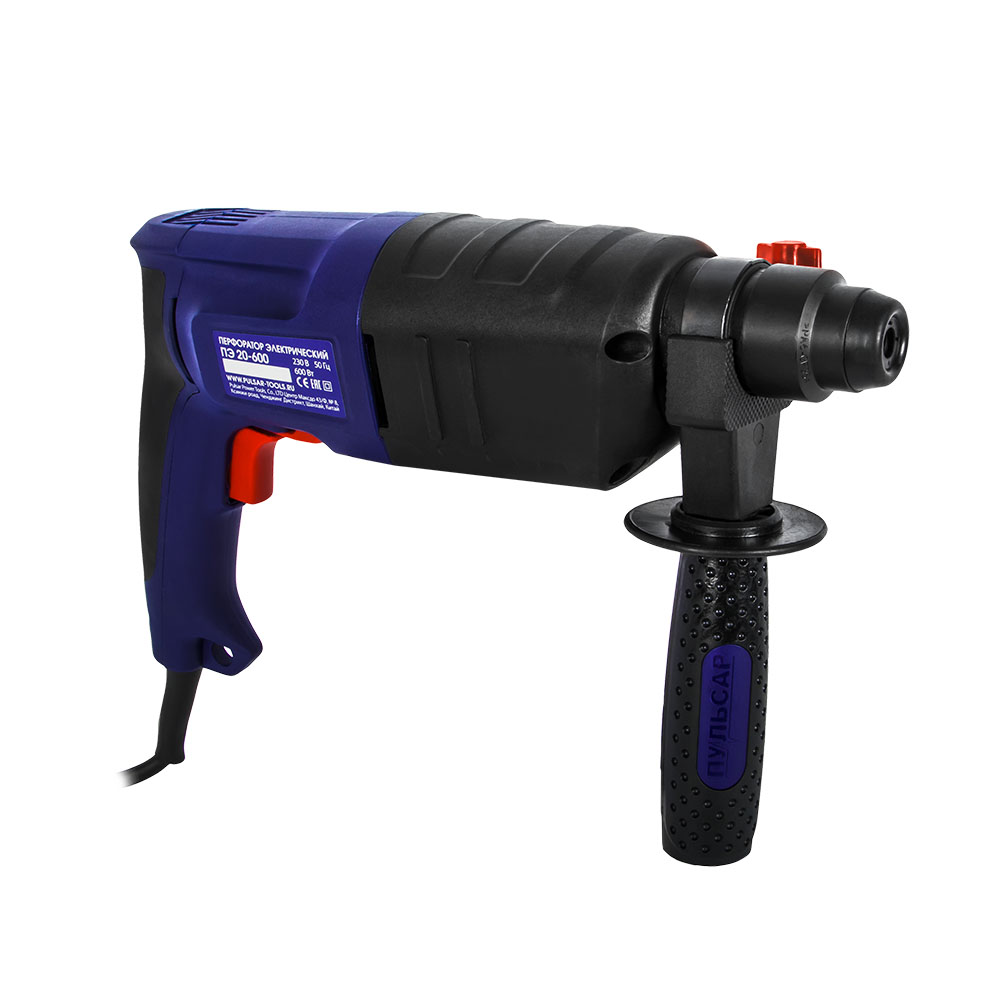 Перфоратор SDS-plus ПУЛЬСАР ПЭ 20-600 (600Вт, 2 Дж, 2 режима, 2,3кг) (793-473), шт