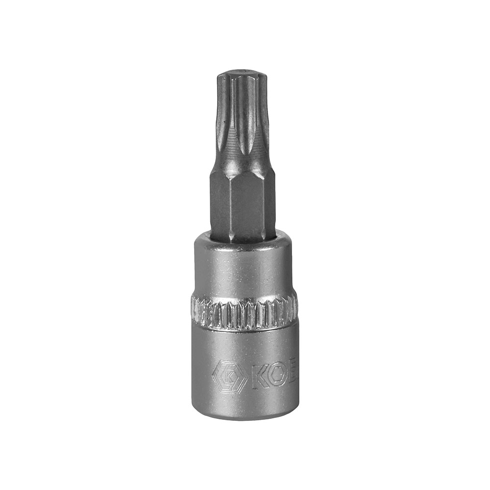 Головка торцевая со вставкой КОБАЛЬТ 1/4", TORX30, CR-V, подвес (923-613)