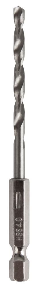 Сверло по металлу HEX 1/4" ПРАКТИКА   Р6М5 4,0 х 95 мм (1шт.) блистер