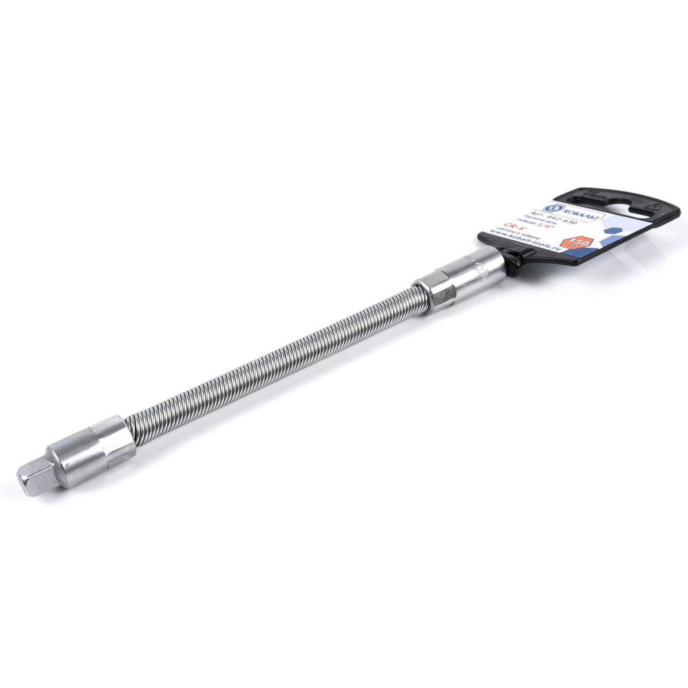 Удлинитель КОБАЛЬТ 1/4", 150 мм, гибкий, Cr-V (1 шт.) подвес