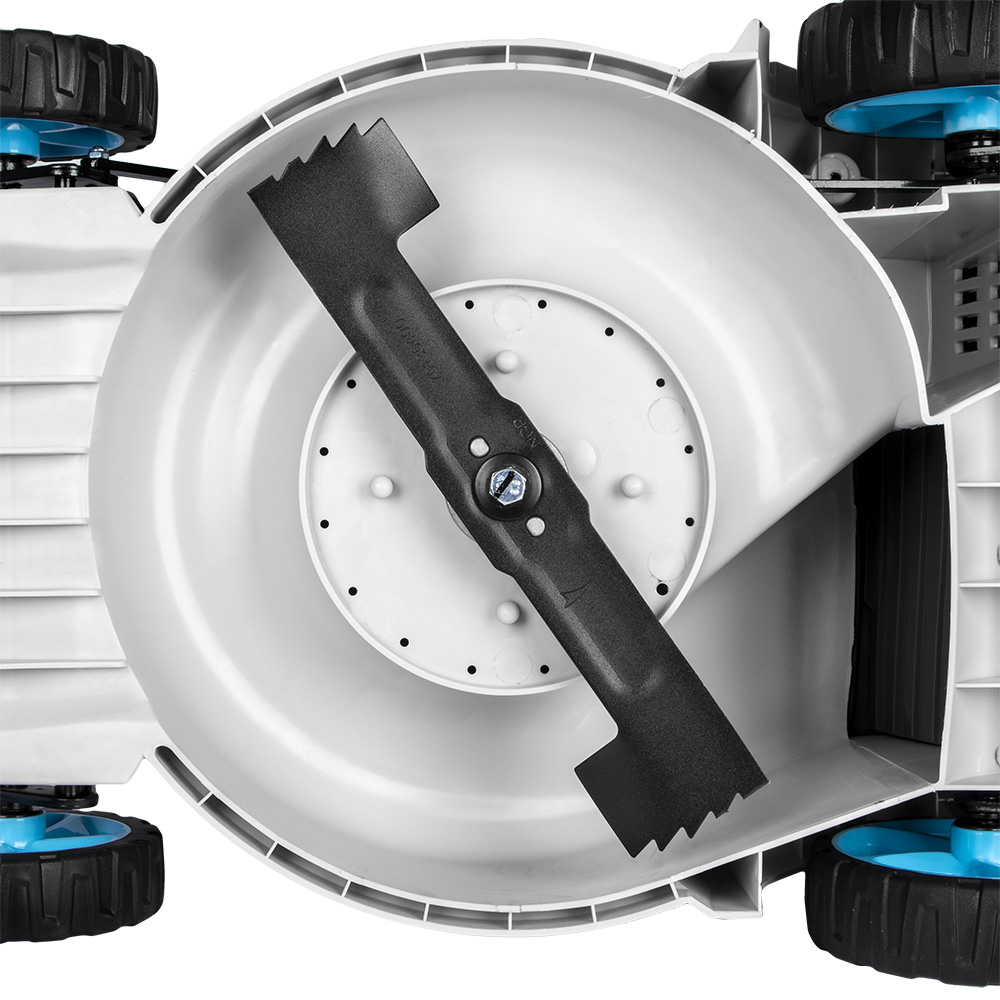 Газонокосилка аккумуляторная DDE  BlueTech LMB 3840 (38 см, 25 - 75 мм, сборник 40л, без ЗУ и АКБ), шт