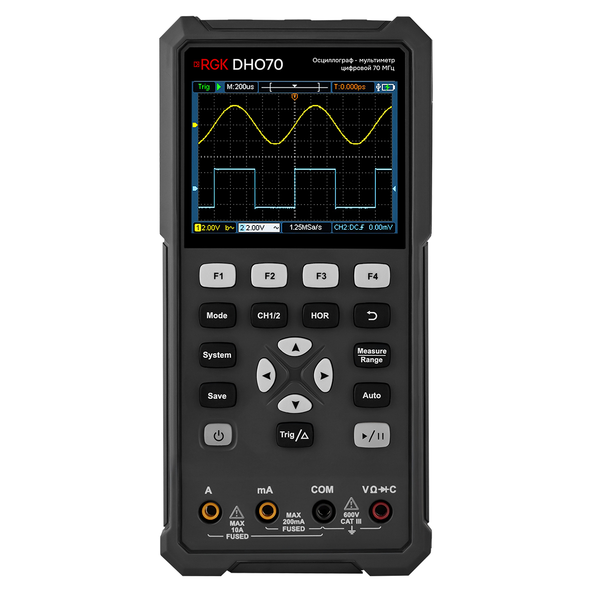 Осциллограф - мультиметр RGK DHO70