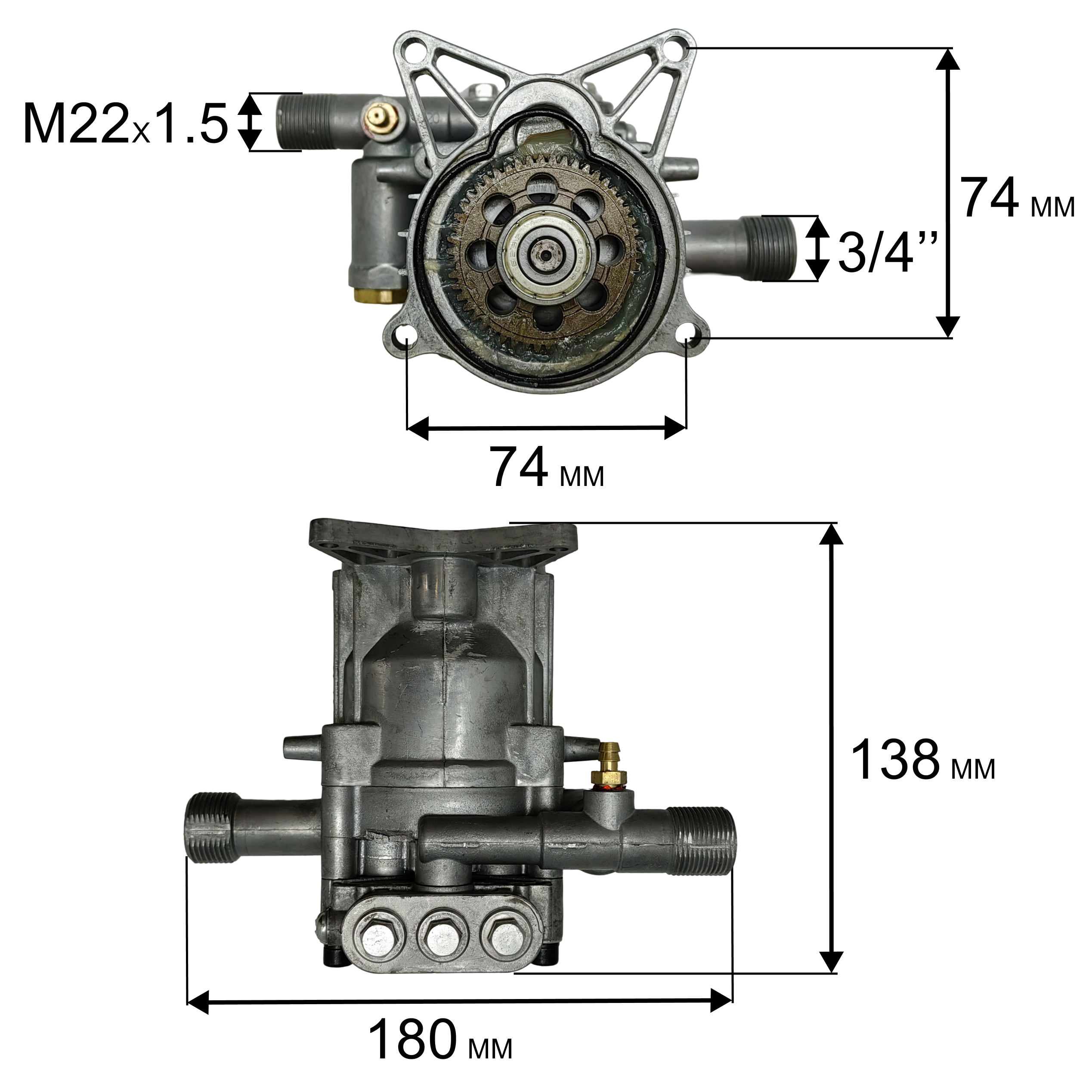 Насос QUATTRO ELEMENTI NAPOLI 160 Turbo / GENOVA 180 Turbo --> 242-342-P00, шт