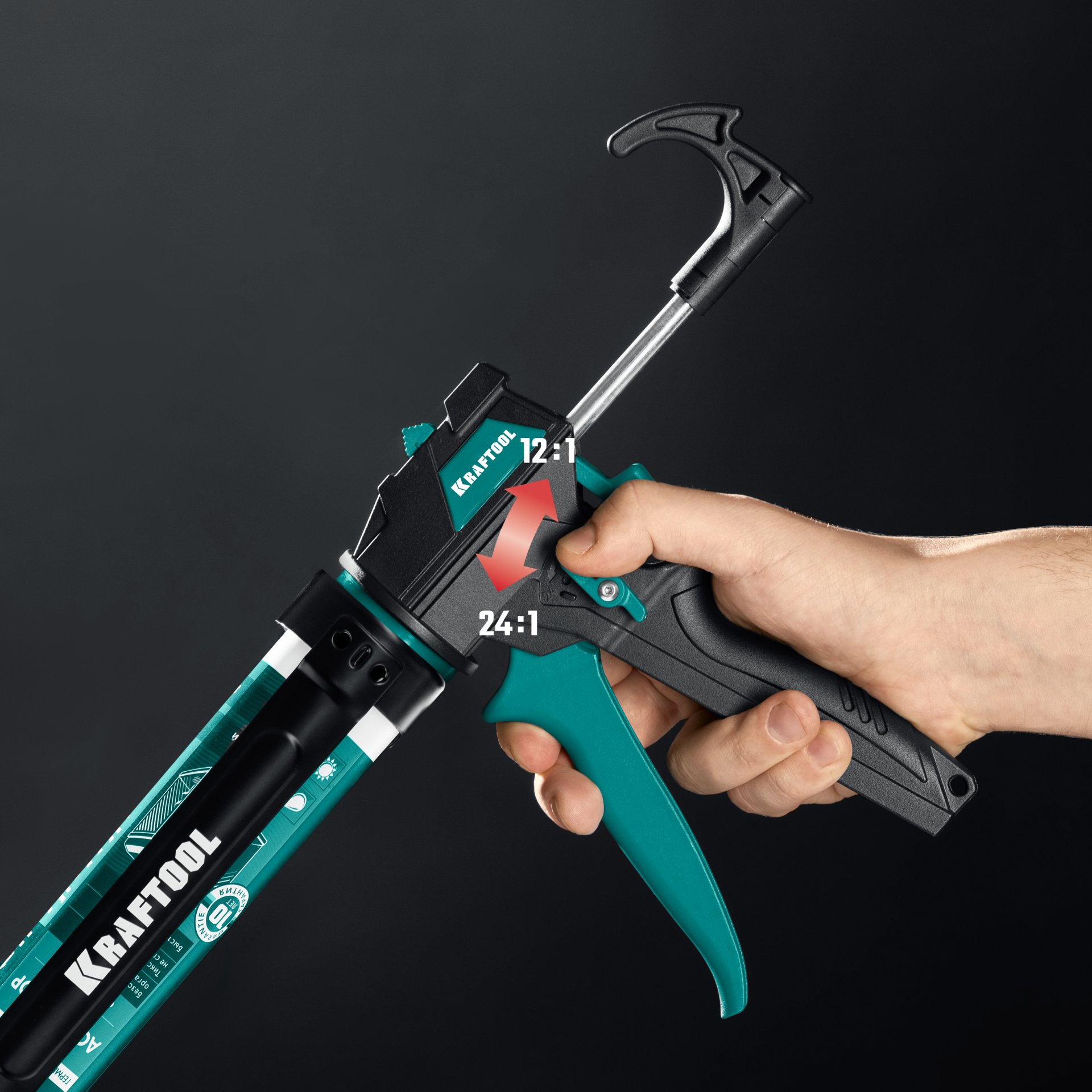 KRAFTOOL Ultra 310 мл, cкелетный пистолет для герметика (06679)