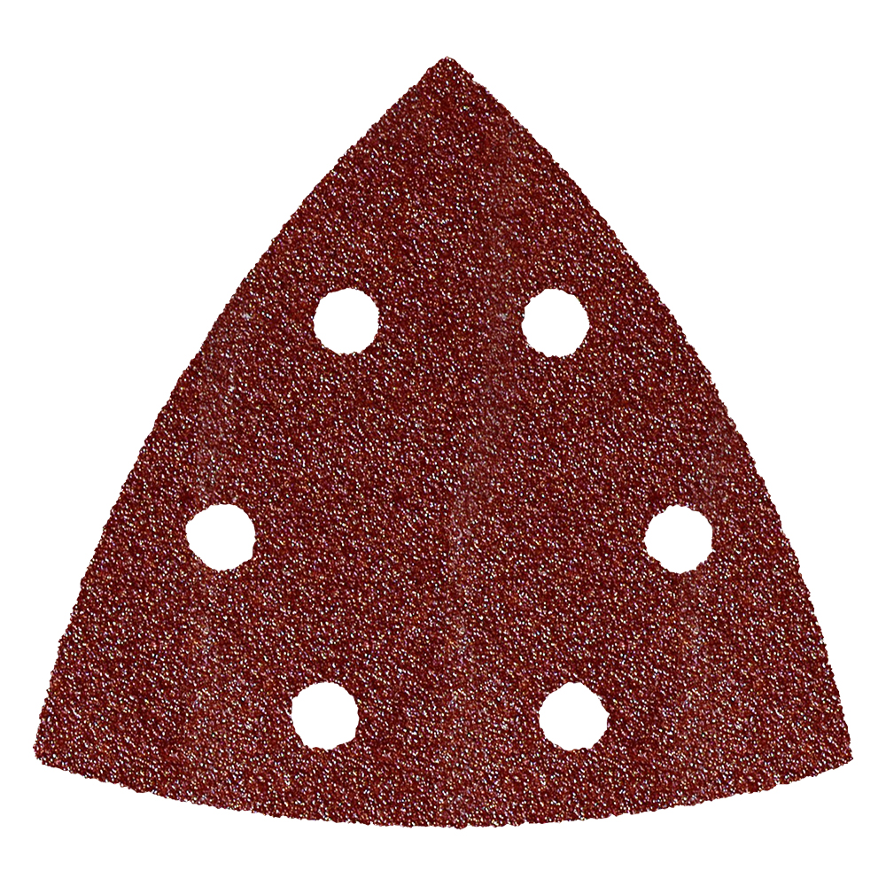 Насадка для МФИ ПРАКТИКА шлиф.листы, дельта, VELCRO, 6 отверстий 93 мм, P120, 10 шт.