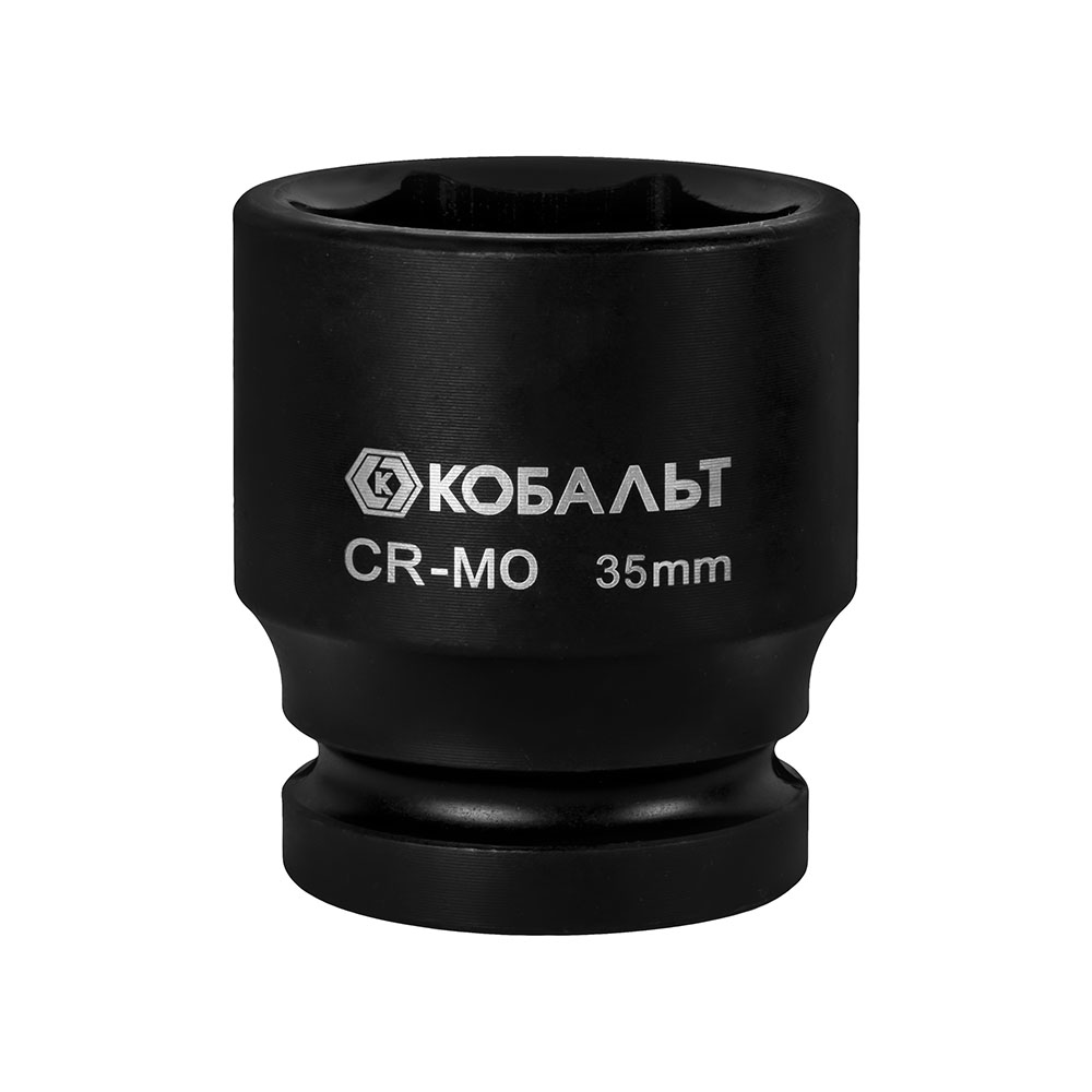 Головка торцевая ударная КОБАЛЬТ 3/4, 35 мм, CR-MO, подвес (922-685)
