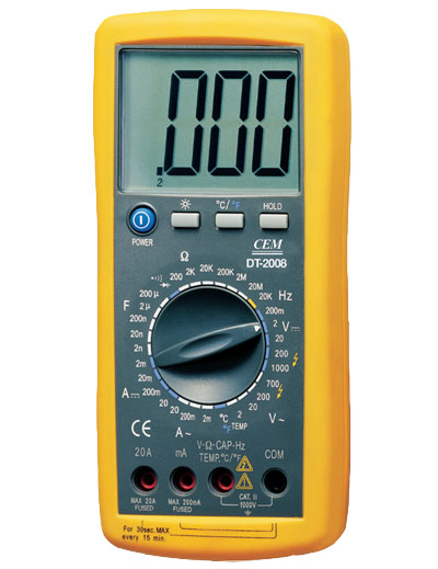Профессиональный мультиметр CEM DT-2008