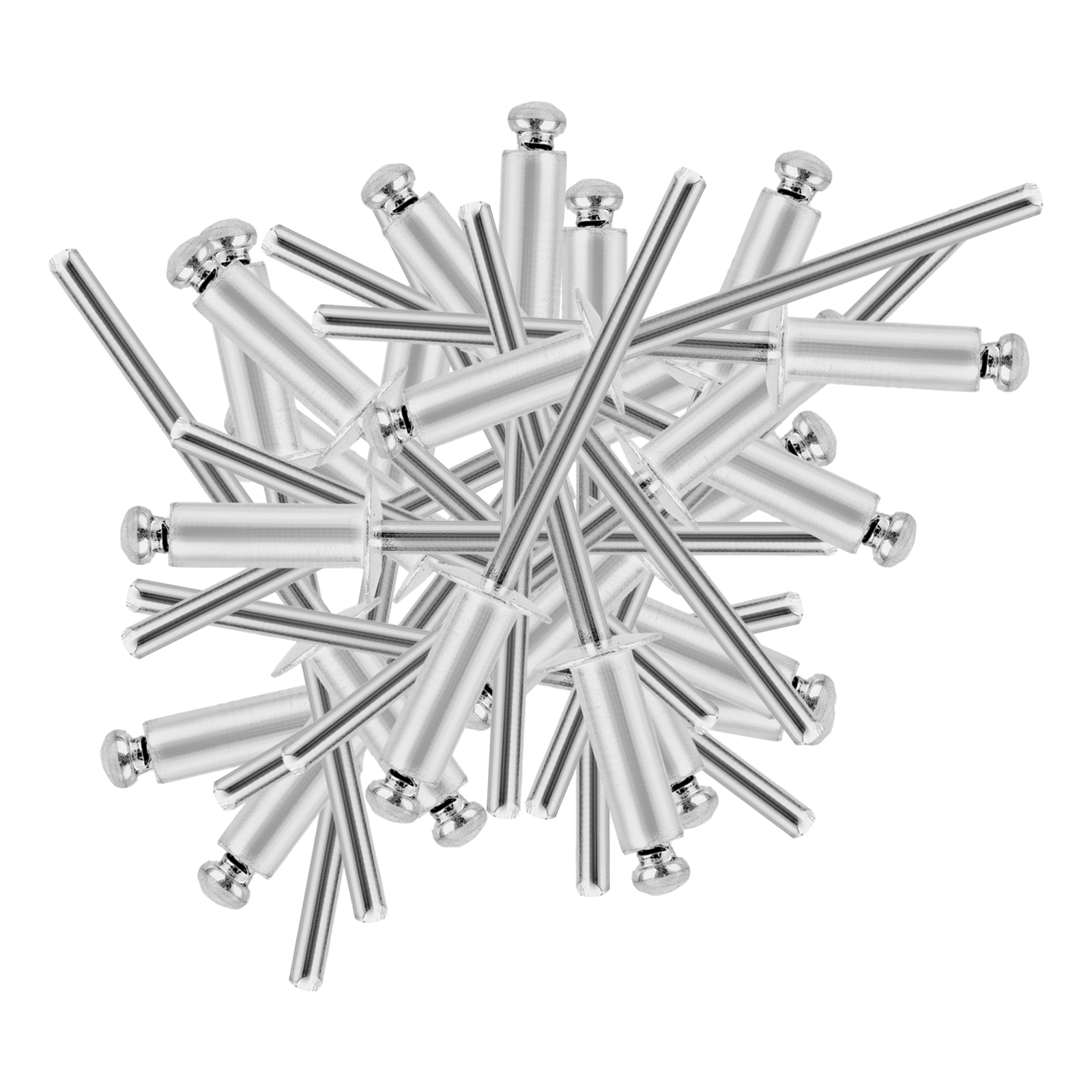 Заклепки алюминиевые, 5/32"-1/2", 4 х 12 мм, 50 шт Denzel
