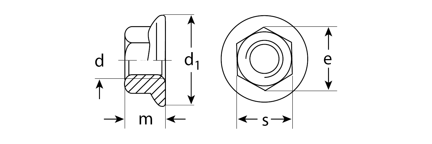 ЗУБР DIN 6923, кл. пр. 8, M14, цинк, 5 кг, гайка с фланцем (303630-14)