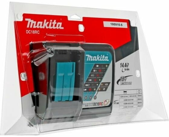 Зарядное устройство MAKITA DC18RC быстрое (LXT 18В), полиэт. пакет, шт
