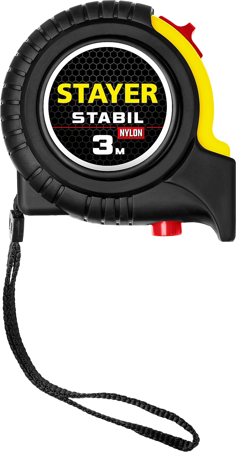 STAYER Stabil, 3 м х 16 мм, рулетка, Professional (34131-03)