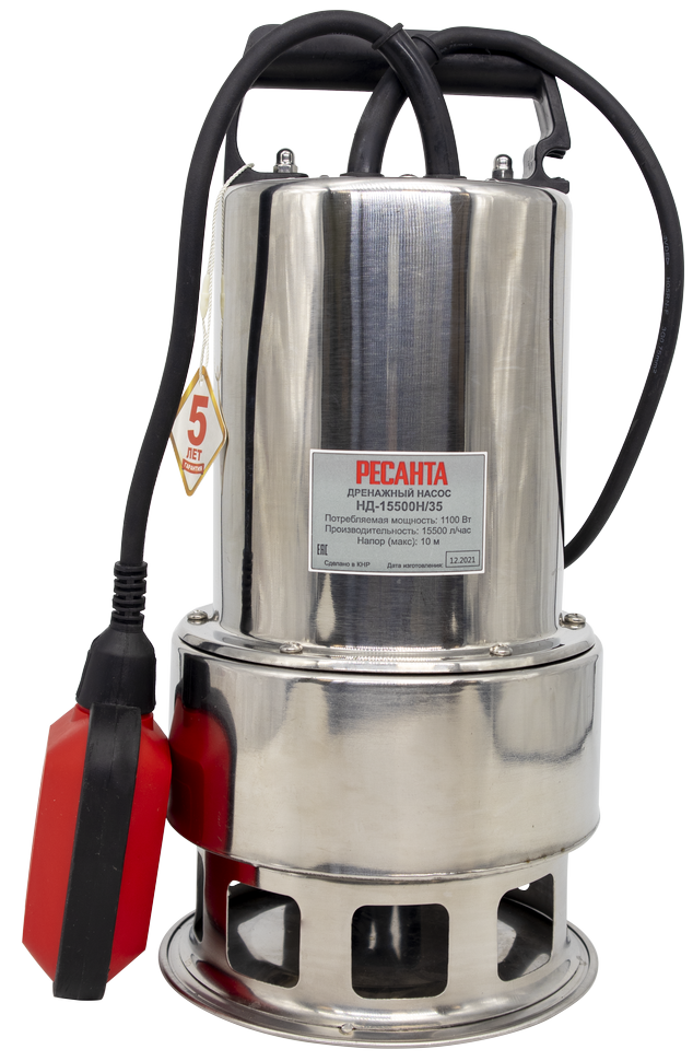 Дренажный насос Ресанта НД-15500Н/35