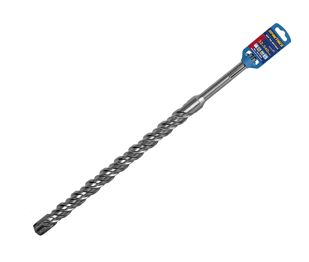 Бур SDS-MAX ПРАКТИКА  32 х  540 мм, КВАДРО, серия Эксперт, по бетону