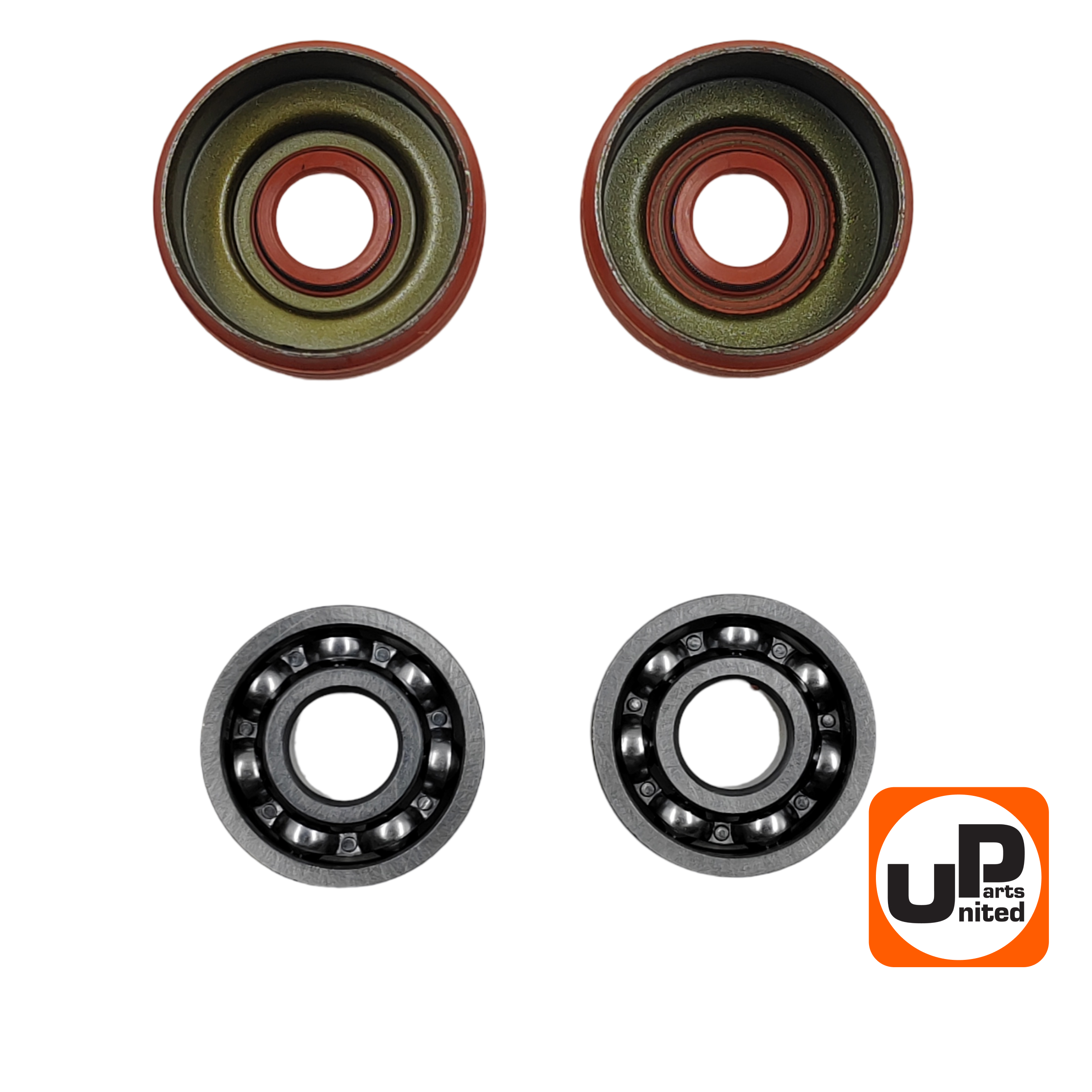 Подшипник коленвала UNITED PARTS для HUS 137/142, PART 351 с сальником, набор 2шт   5300563-63, пар