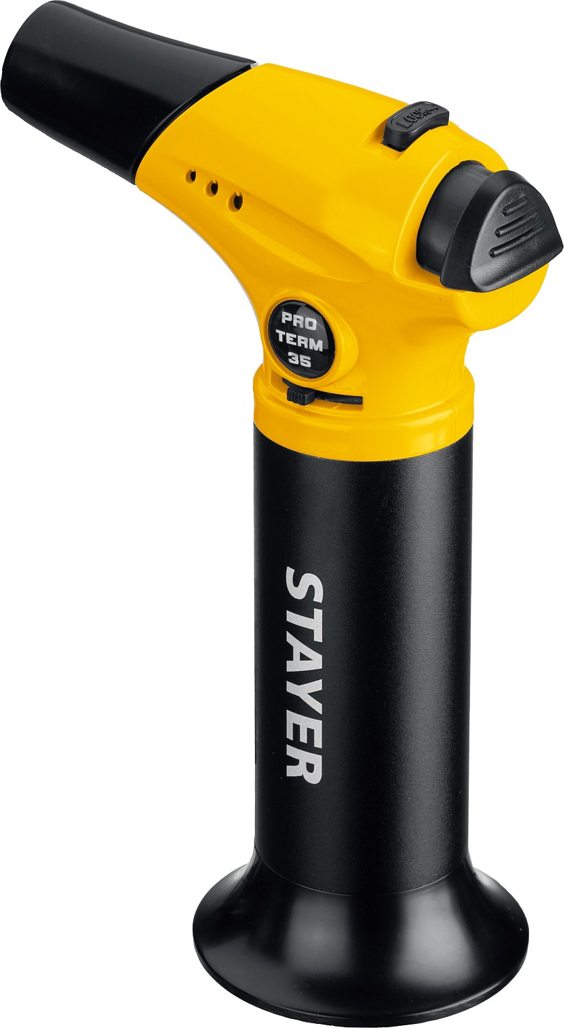 STAYER ProTerm 35, 1300°С, автономная газовая горелка с пьезоподжигом, Professional (55522)