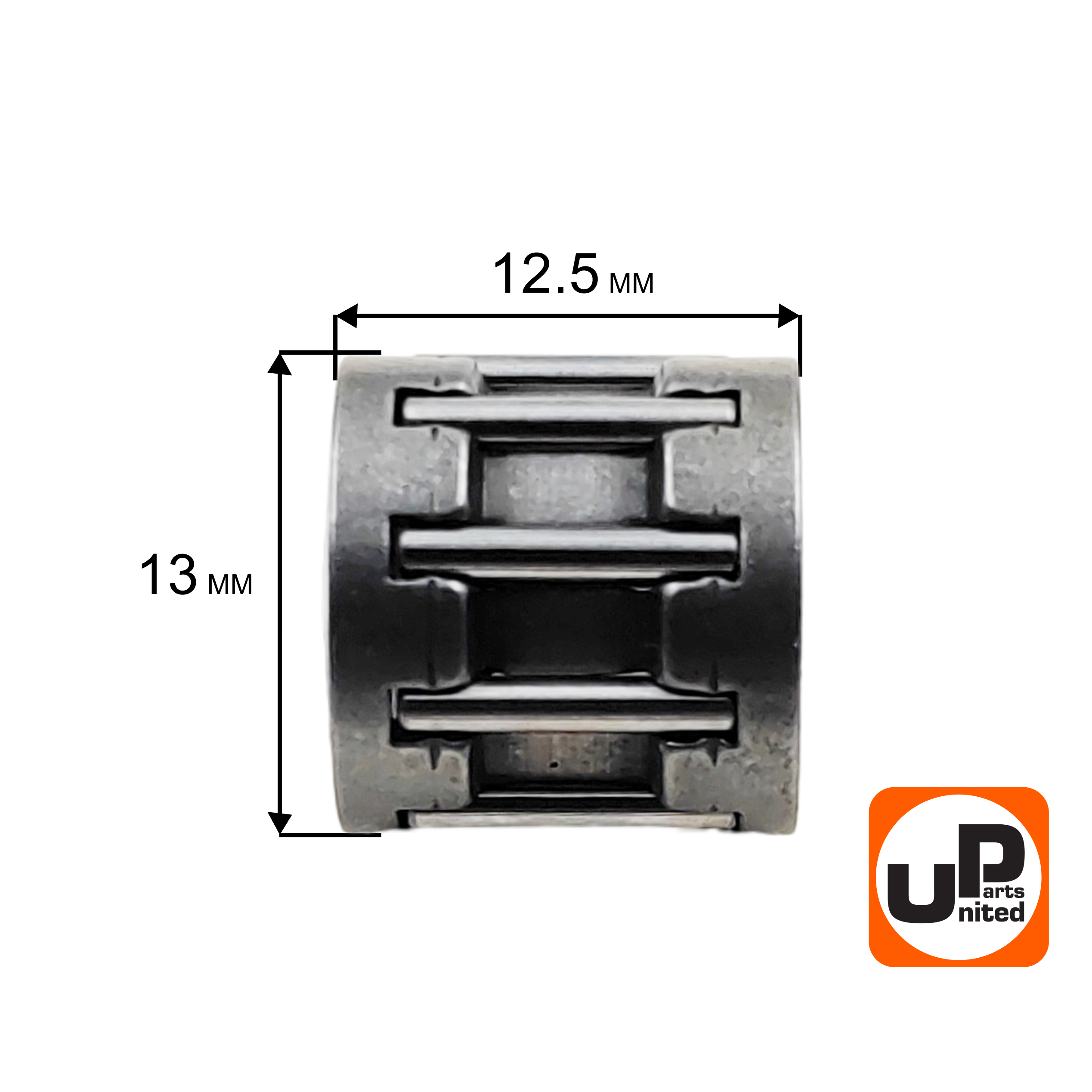 Подшипник игольчатый UNITED PARTS 10x13x12.5 пальца STIHL MS230/250 9512-003-2250 (90-1158), шт