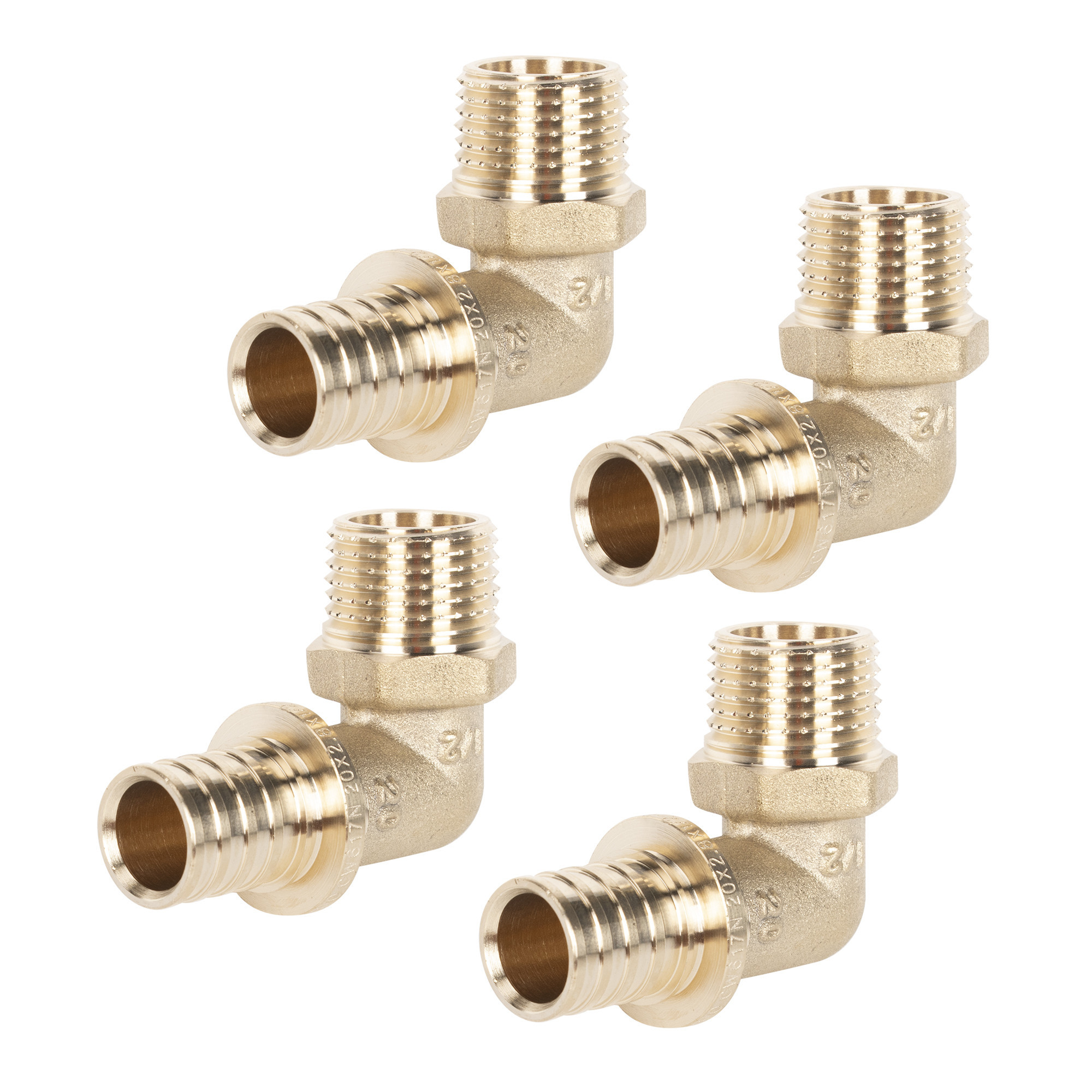 Угольники аксиальные Royal Thermo НР 20x1/2 упаковка 4шт