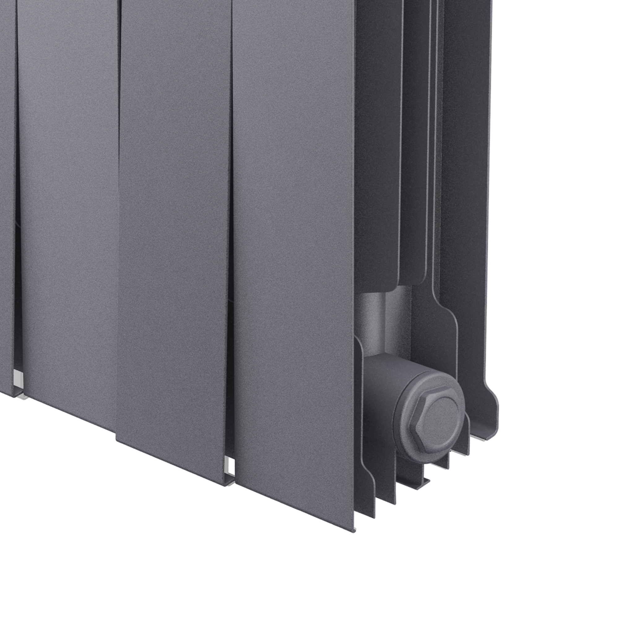 Радиатор Royal Thermo PianoForte 500 new/Silver Satin - 4 секц.