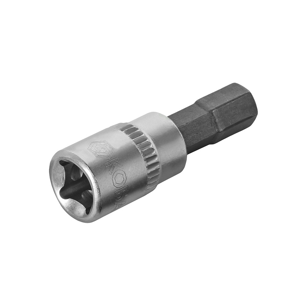 Головка торцевая со вставкой КОБАЛЬТ 1/4", HEX7, CR-V, подвес (923-507)