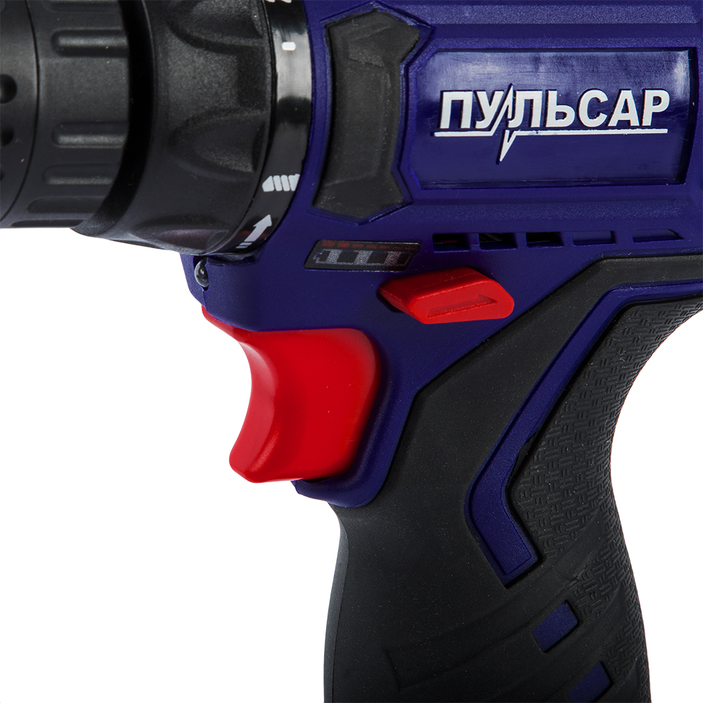Дрель аккумуляторная ПУЛЬСАР ДА 12-2 (12В, 25Hm, Li-on, 1.3Ah, 1 акк., 1.3 кг, коробка) (792-674), шт